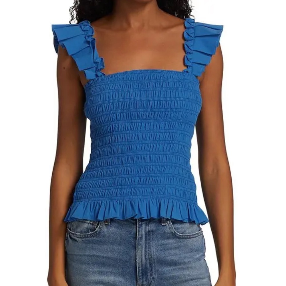 Ramy Brook Riley sheered tank top